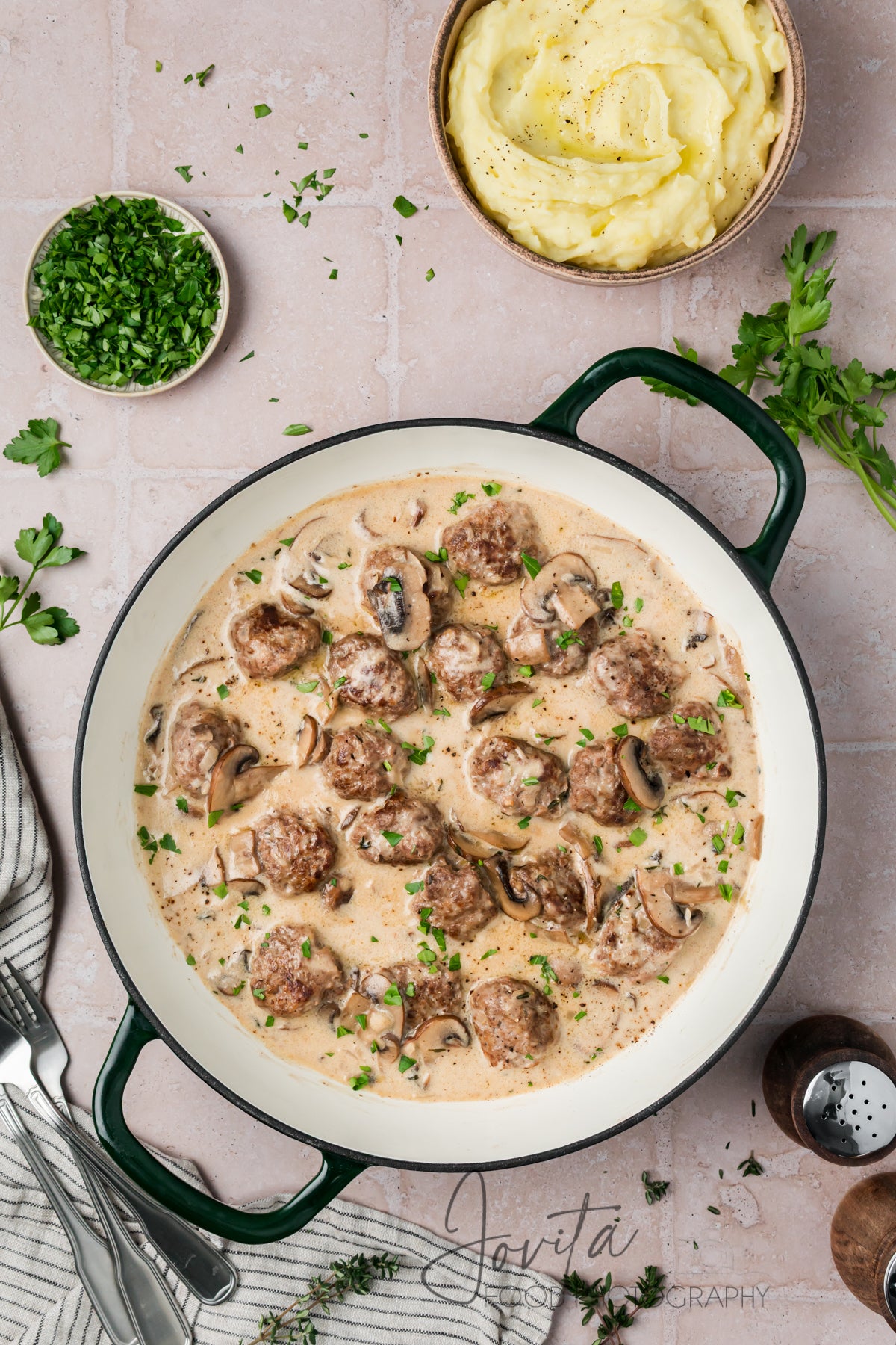 Beef Stroganoff Meatballs