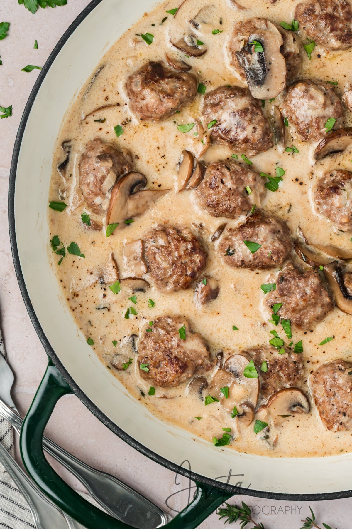 Beef Stroganoff Meatballs