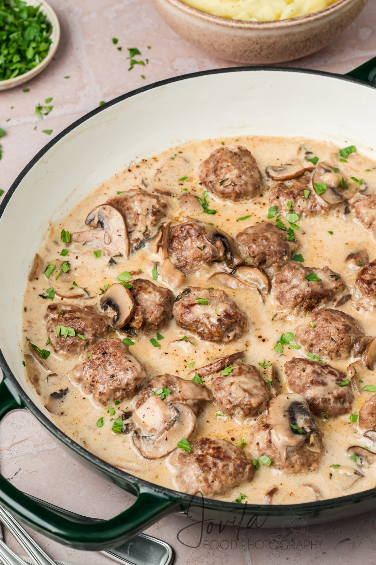Beef Stroganoff Meatballs