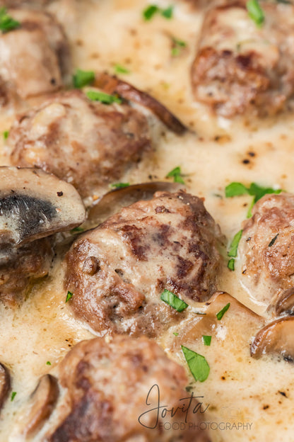 Beef Stroganoff Meatballs