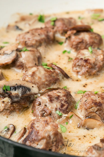 Beef Stroganoff Meatballs