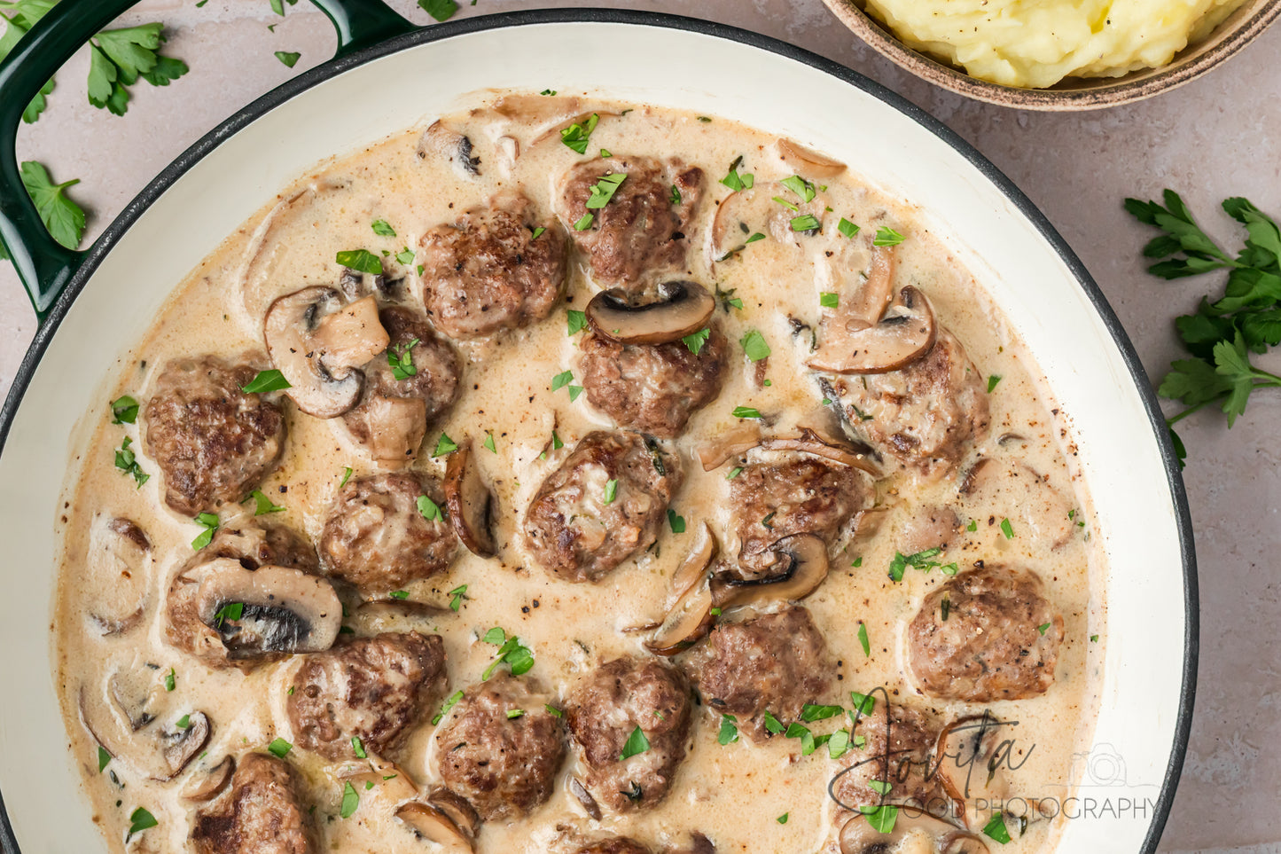 Beef Stroganoff Meatballs