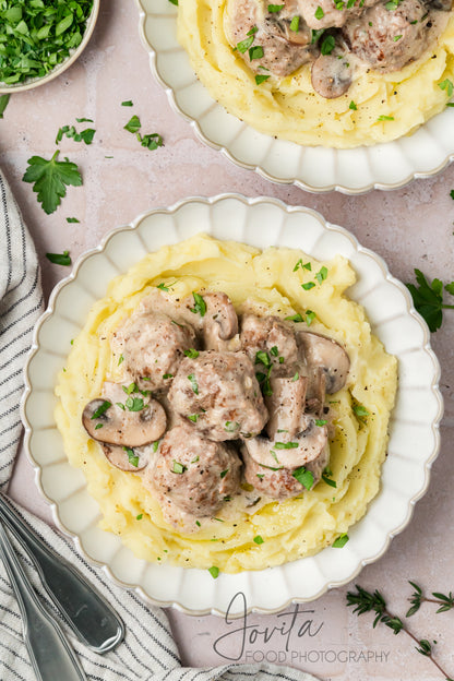 Beef Stroganoff Meatballs