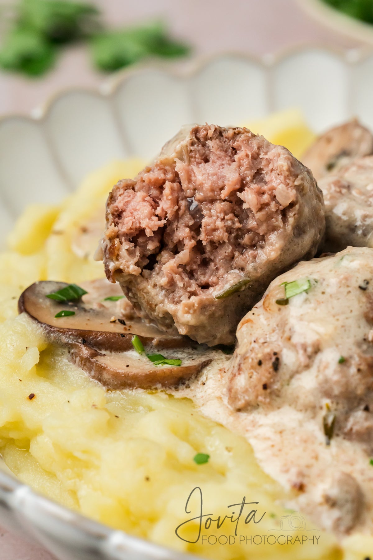 Beef Stroganoff Meatballs