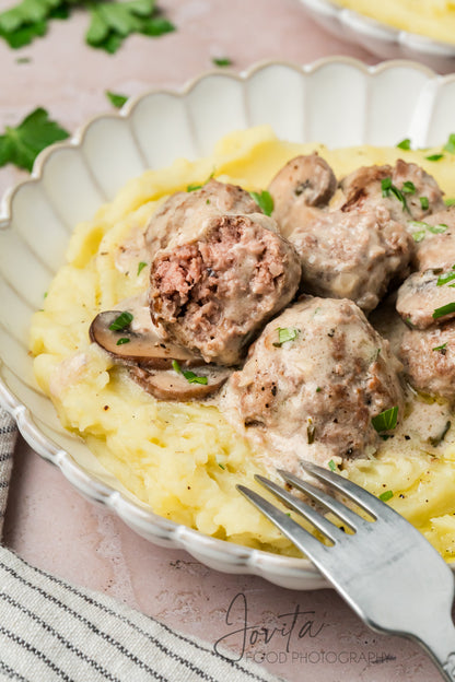 Beef Stroganoff Meatballs