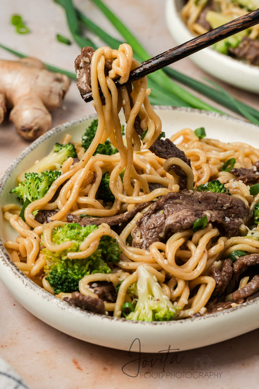 Beef and Broccoli Noodles