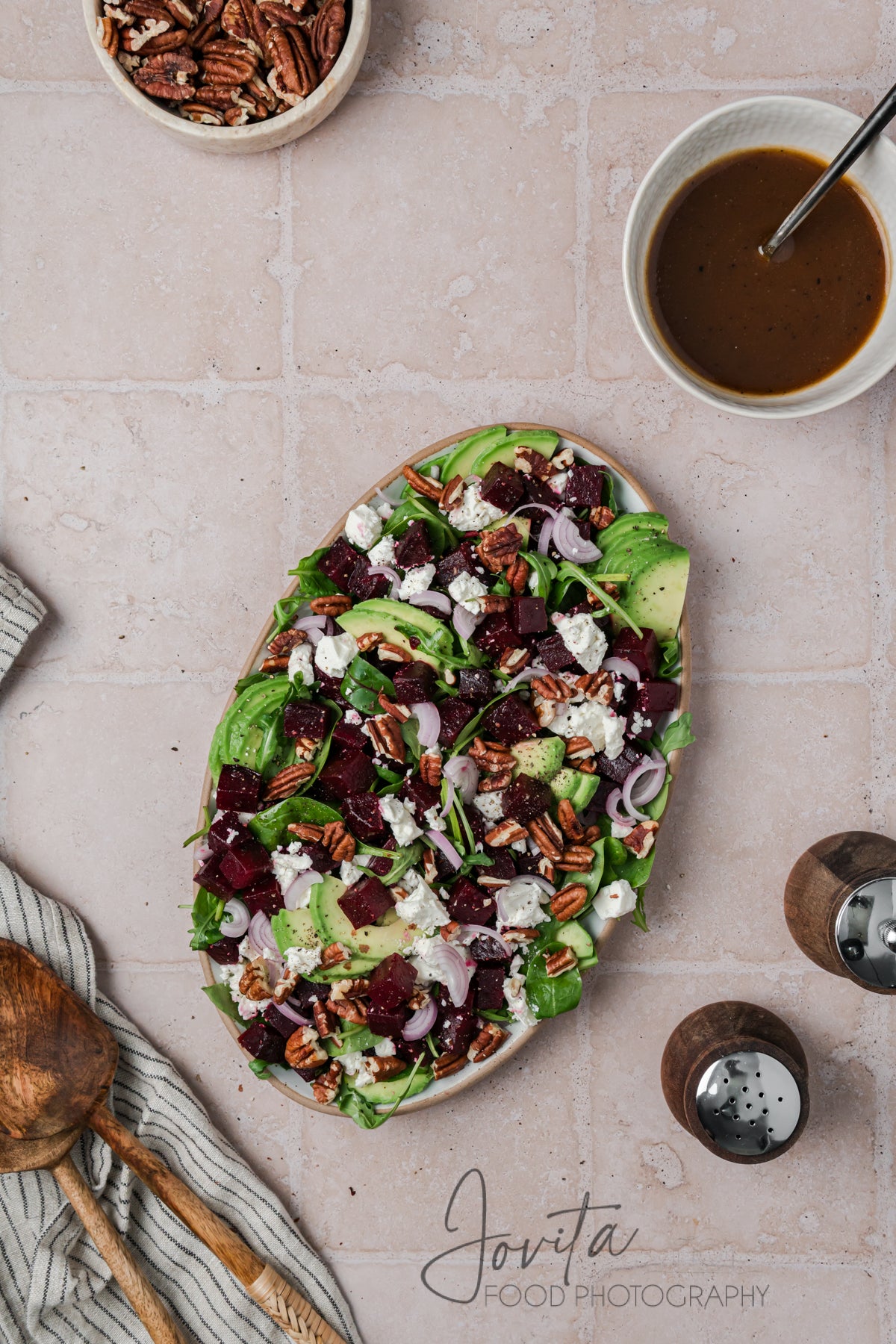 Beet Salad with Feta and Pecans