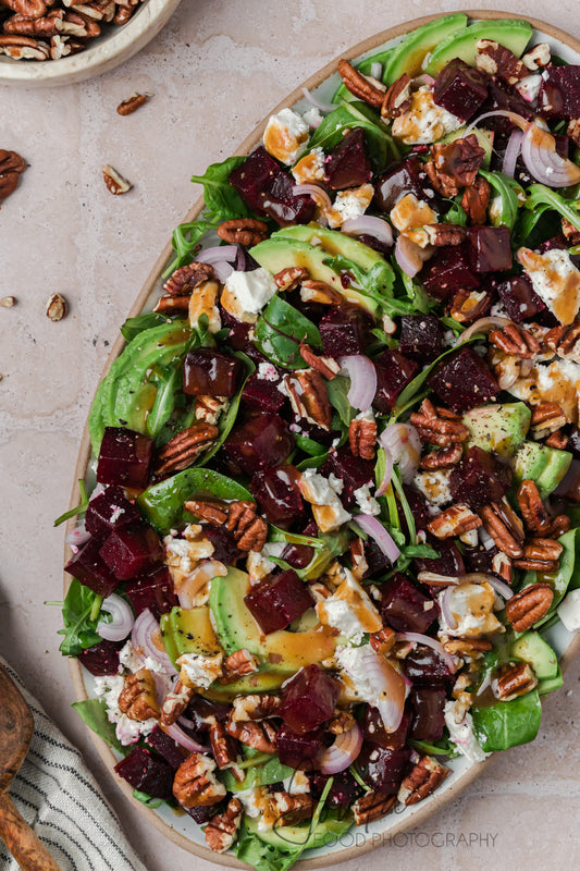 Beet Salad with Feta and Pecans