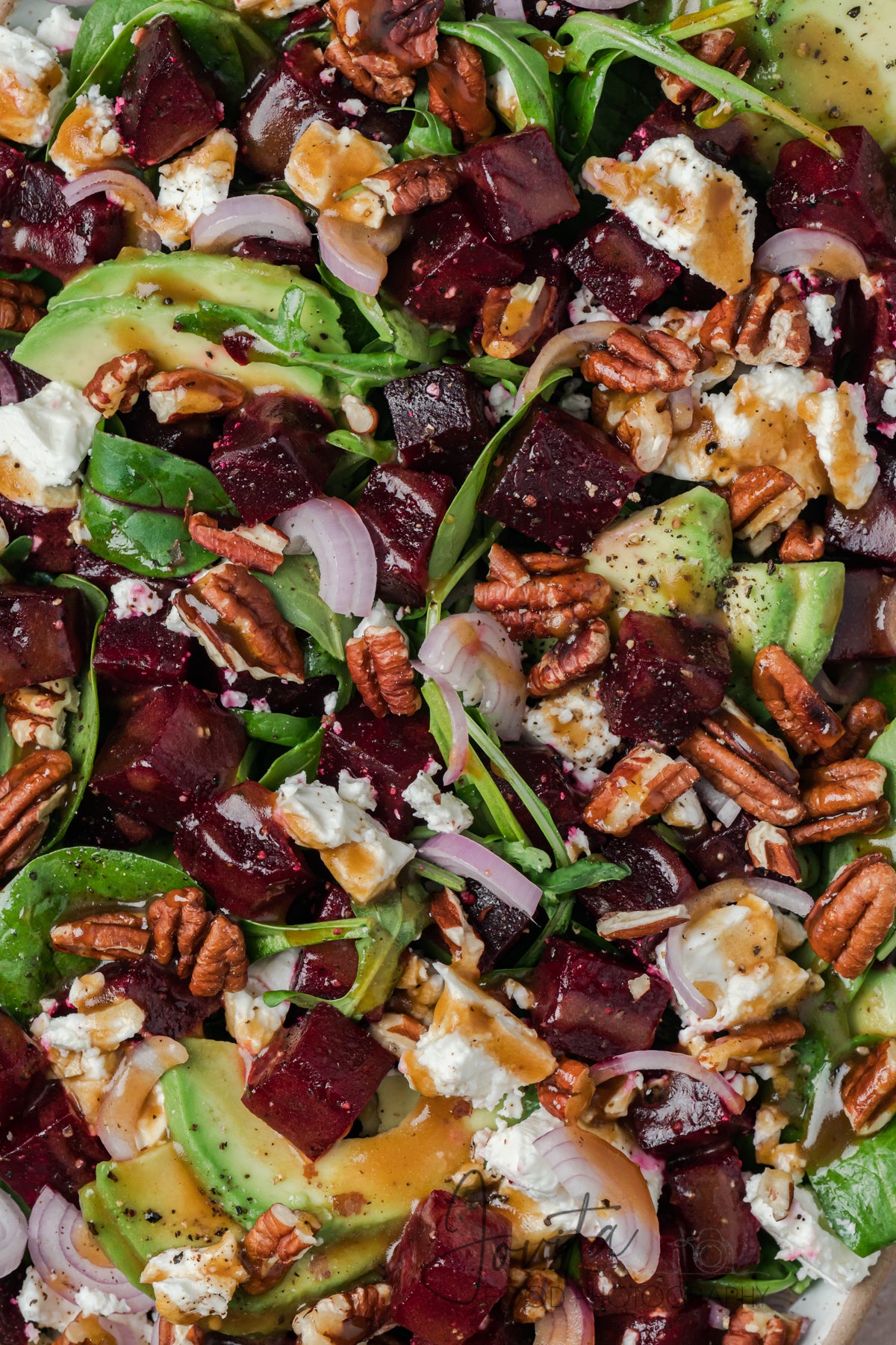 Beet Salad with Feta and Pecans