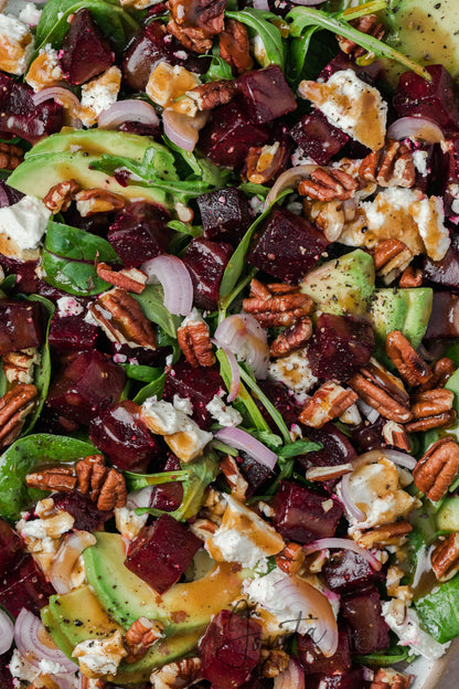 Beet Salad with Feta and Pecans