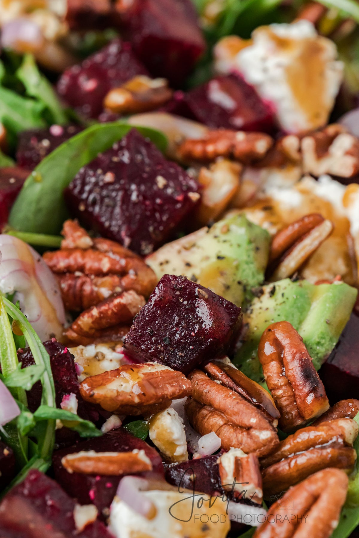 Beet Salad with Feta and Pecans