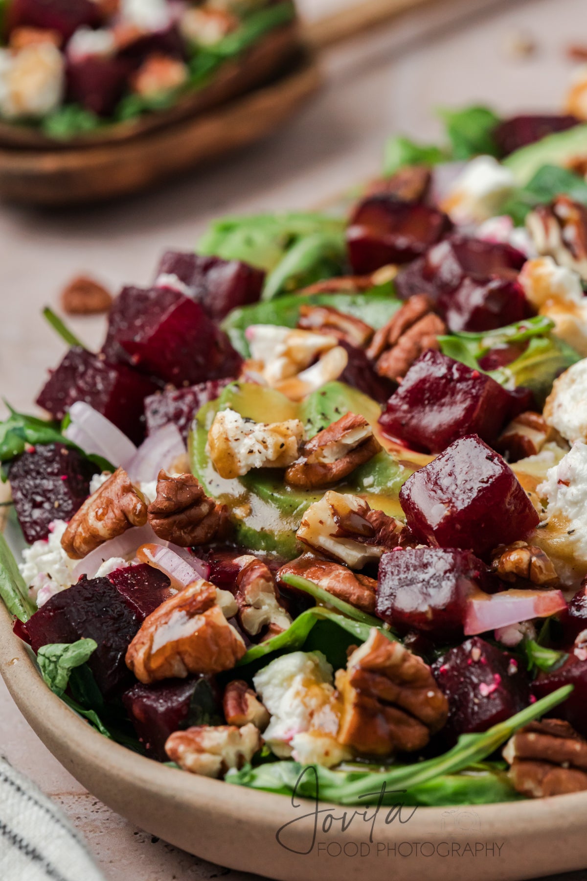 Beet Salad with Feta and Pecans