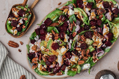 Beet Salad with Feta and Pecans