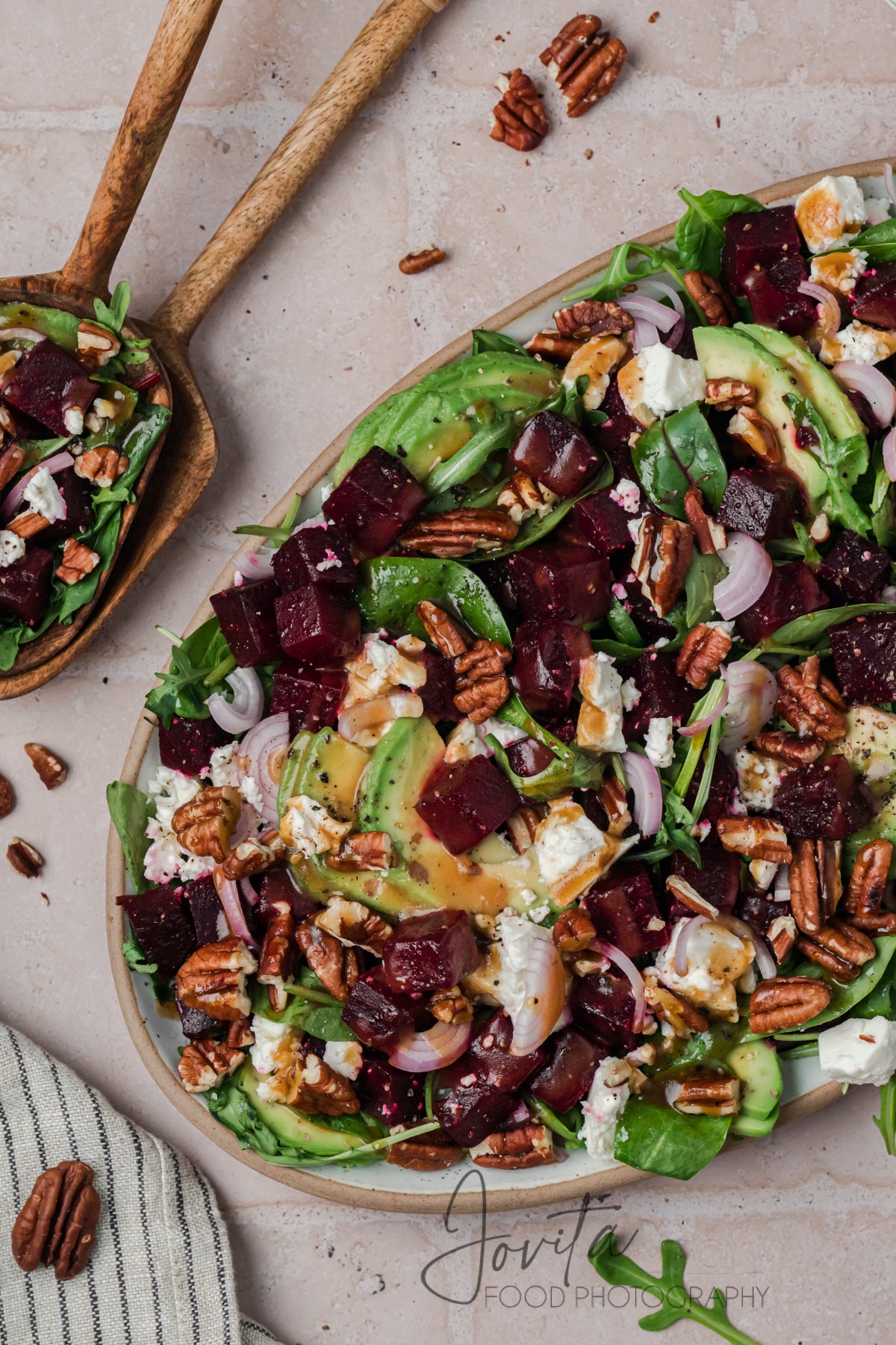 Beet Salad with Feta and Pecans