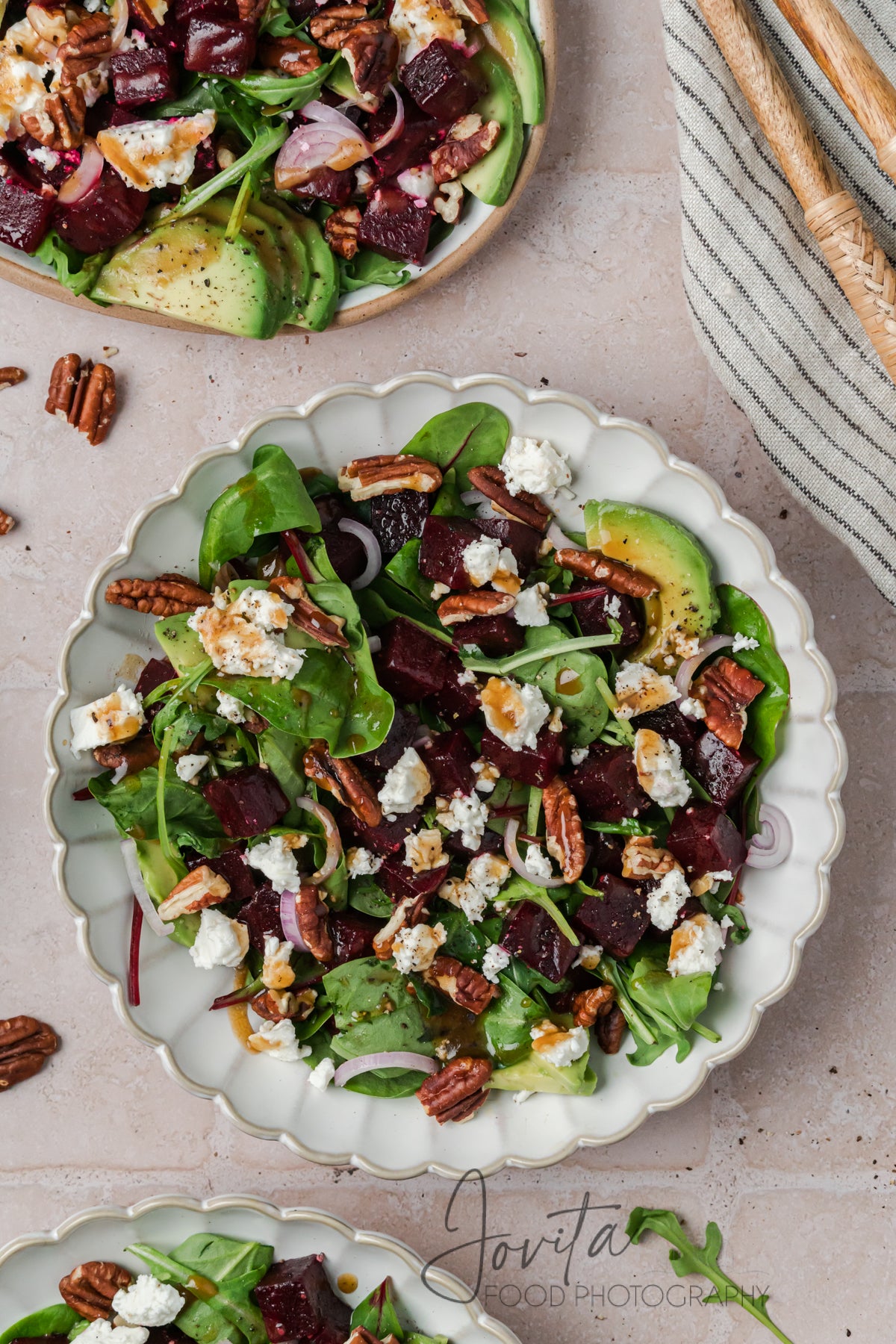 Beet Salad with Feta and Pecans