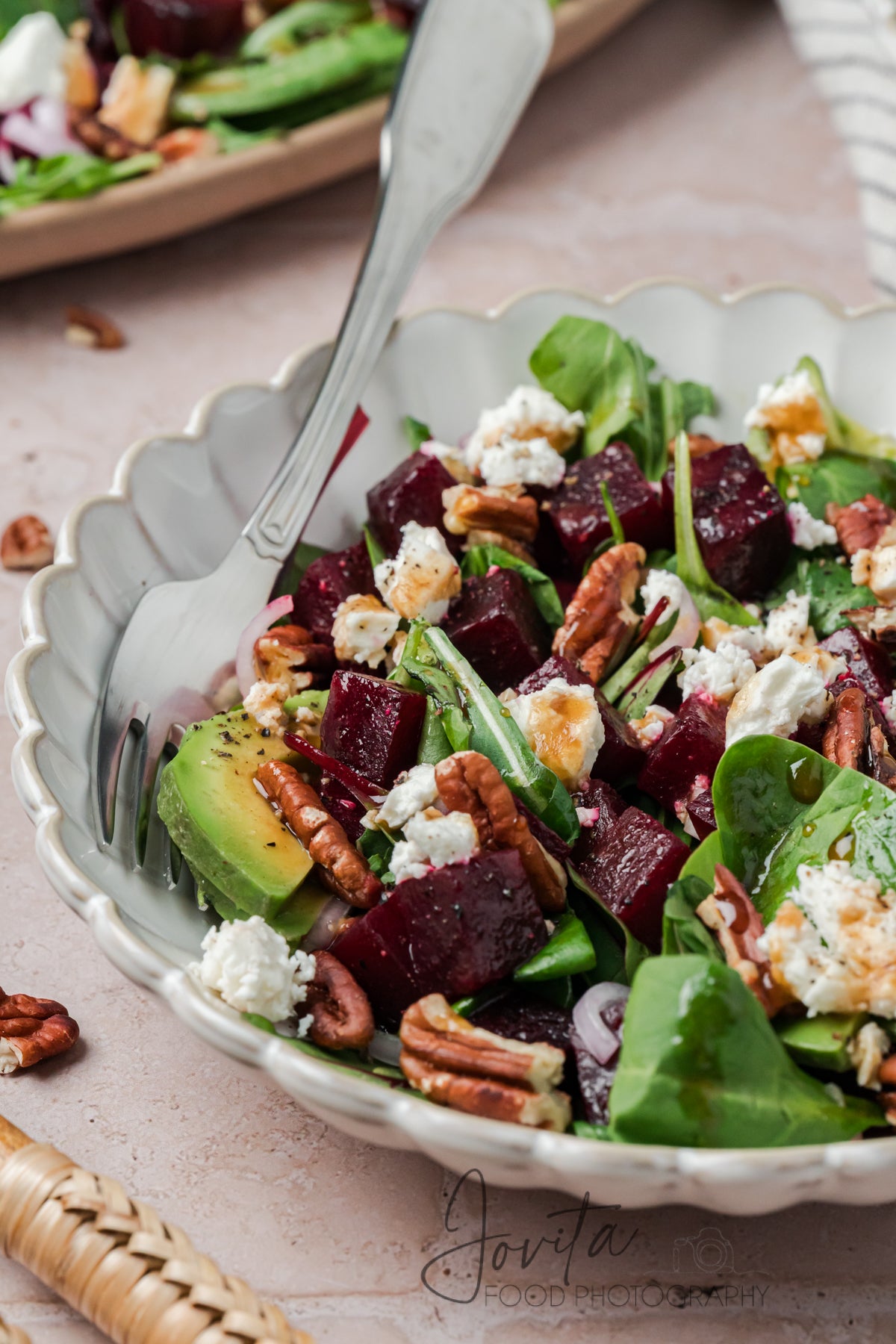Beet Salad with Feta and Pecans