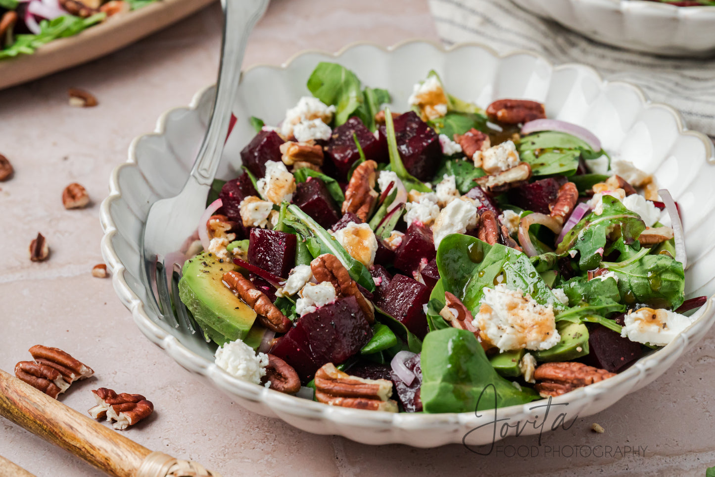 Beet Salad with Feta and Pecans