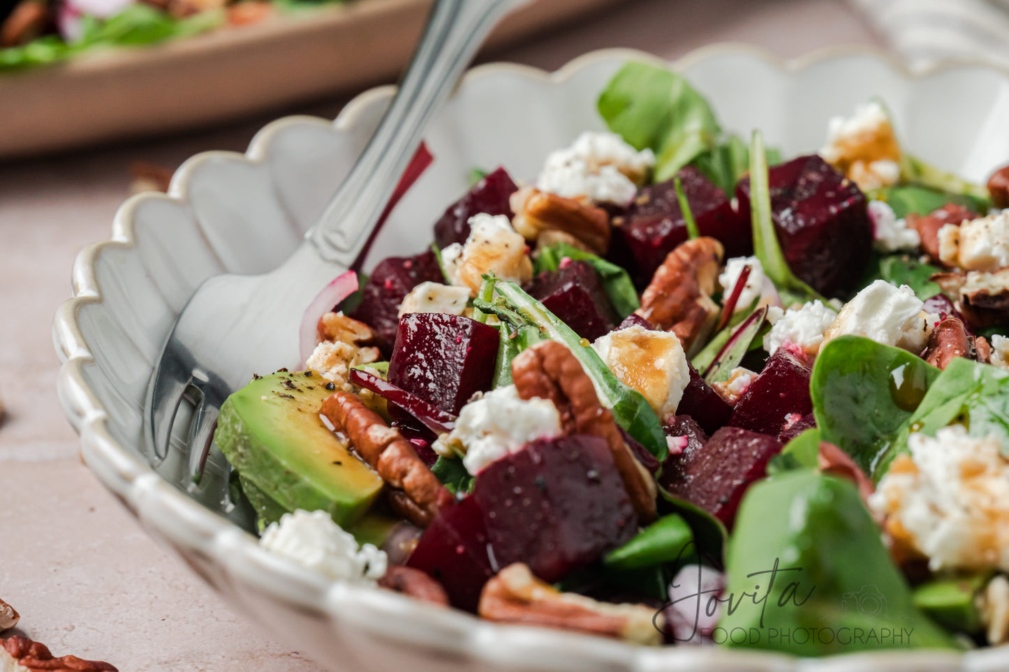 Beet Salad with Feta and Pecans