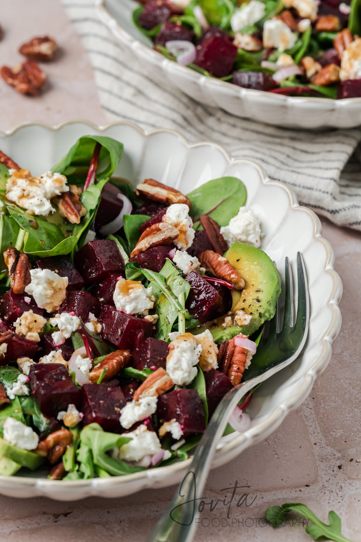 Beet Salad with Feta and Pecans