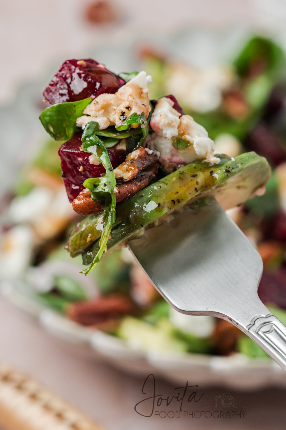 Beet Salad with Feta and Pecans