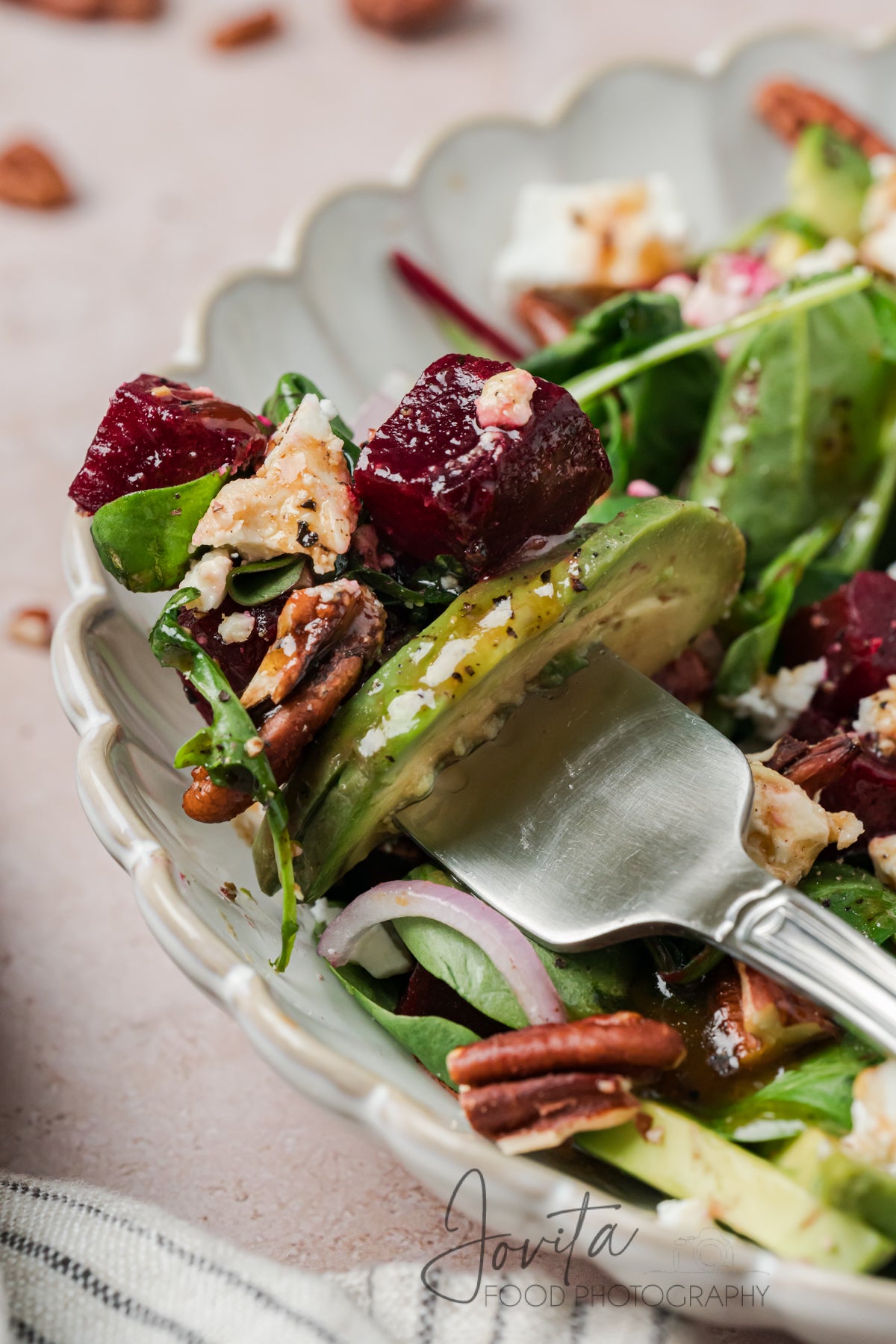 Beet Salad with Feta and Pecans