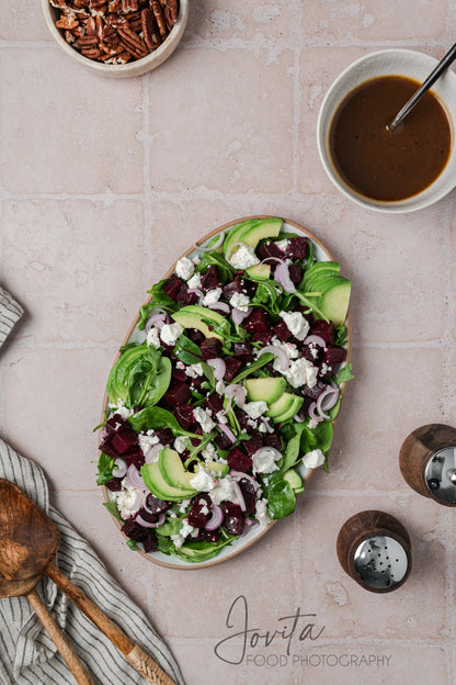 Beet Salad with Feta and Pecans