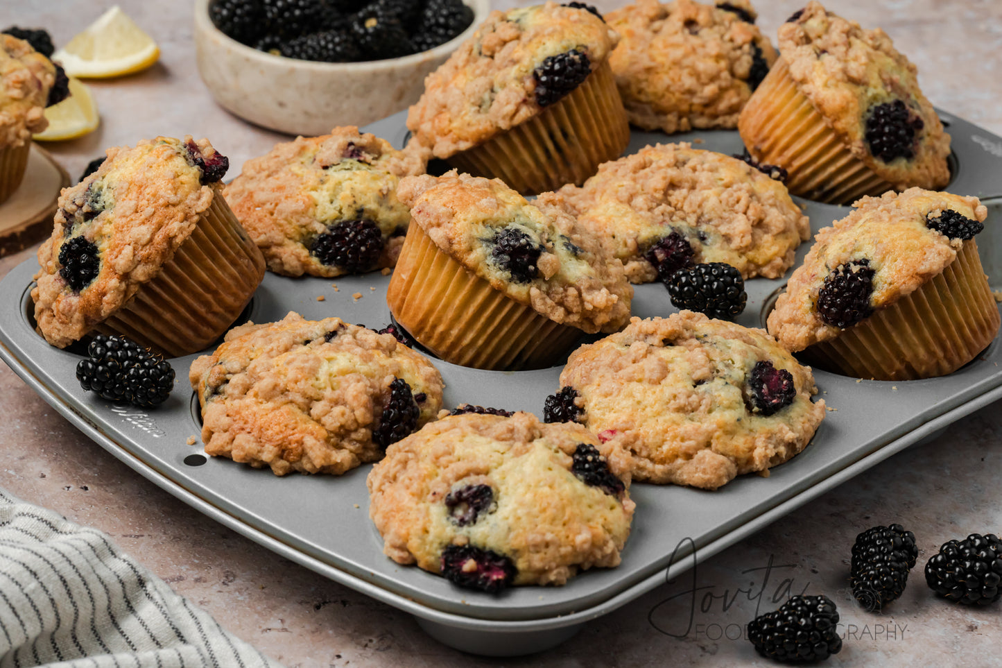 Blackberry Streusel Muffins