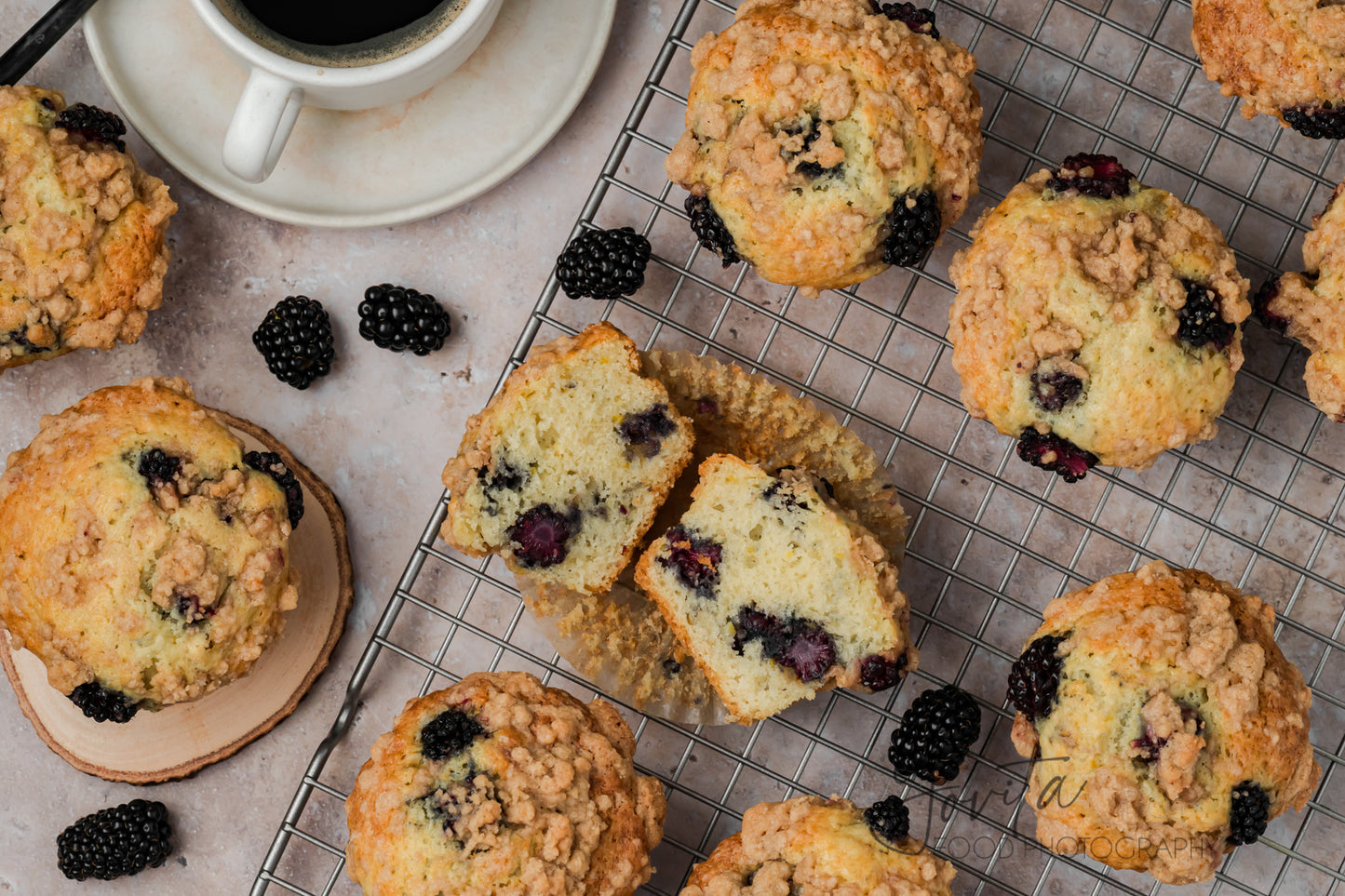 Blackberry Streusel Muffins