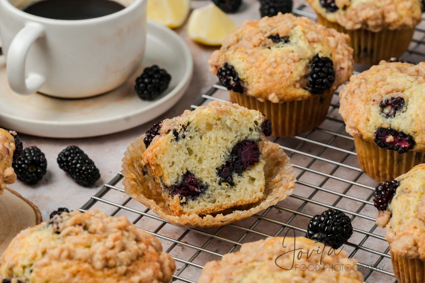 Blackberry Streusel Muffins