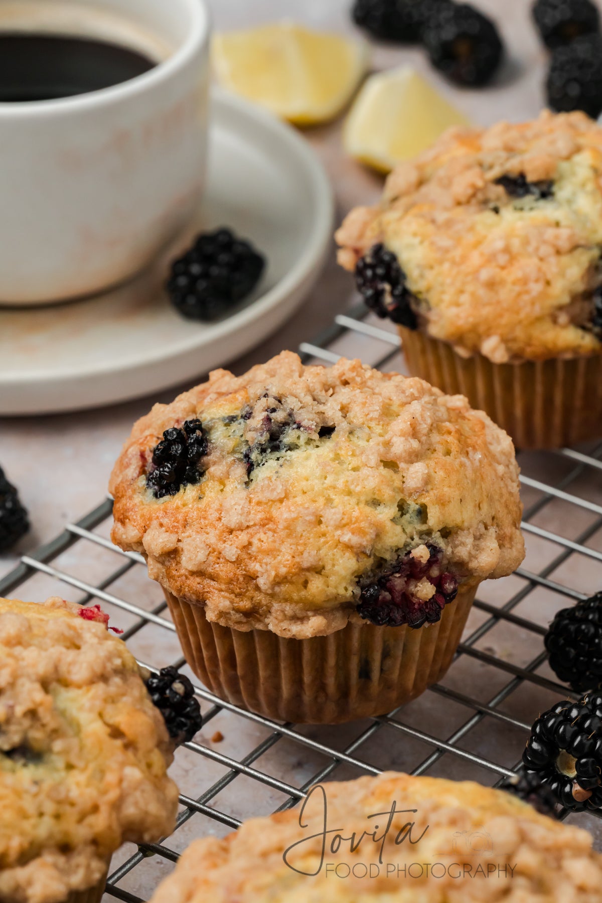 Blackberry Streusel Muffins