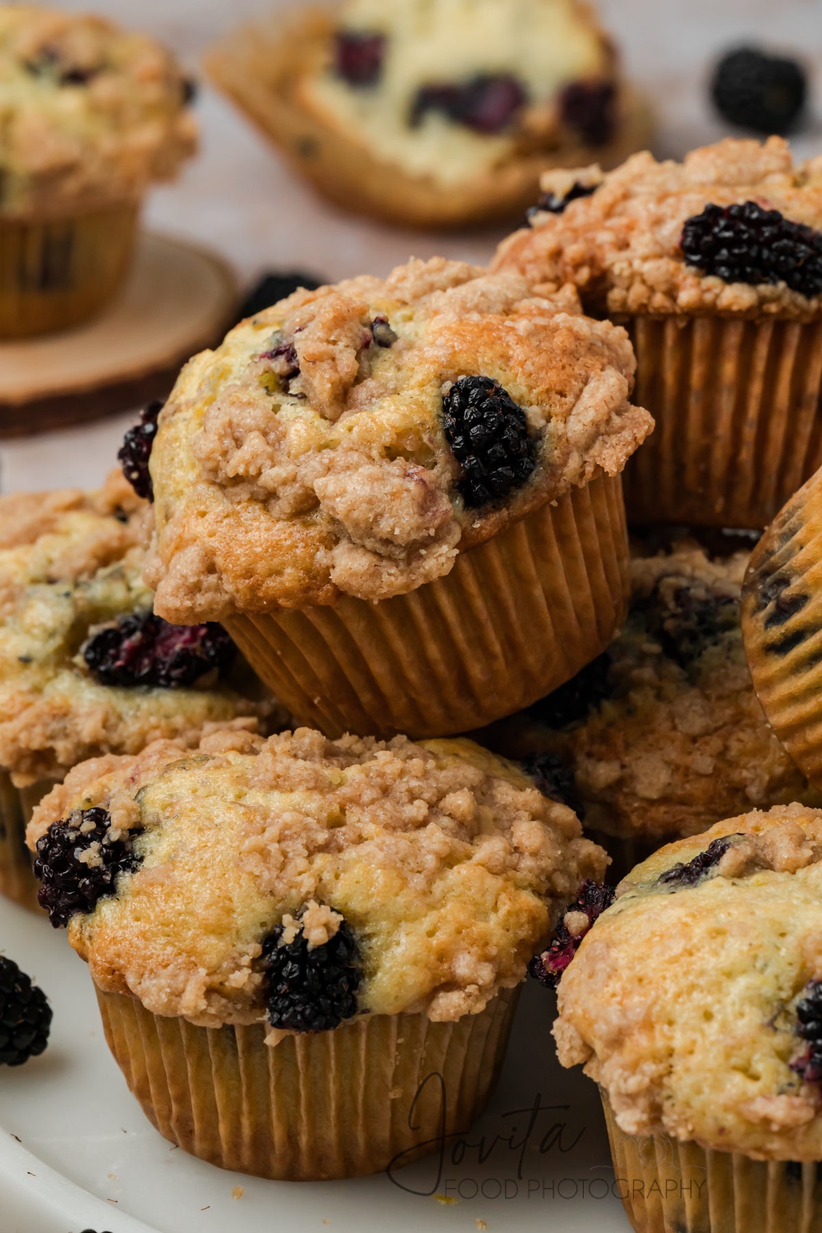 Blackberry Streusel Muffins