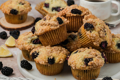 Blackberry Streusel Muffins