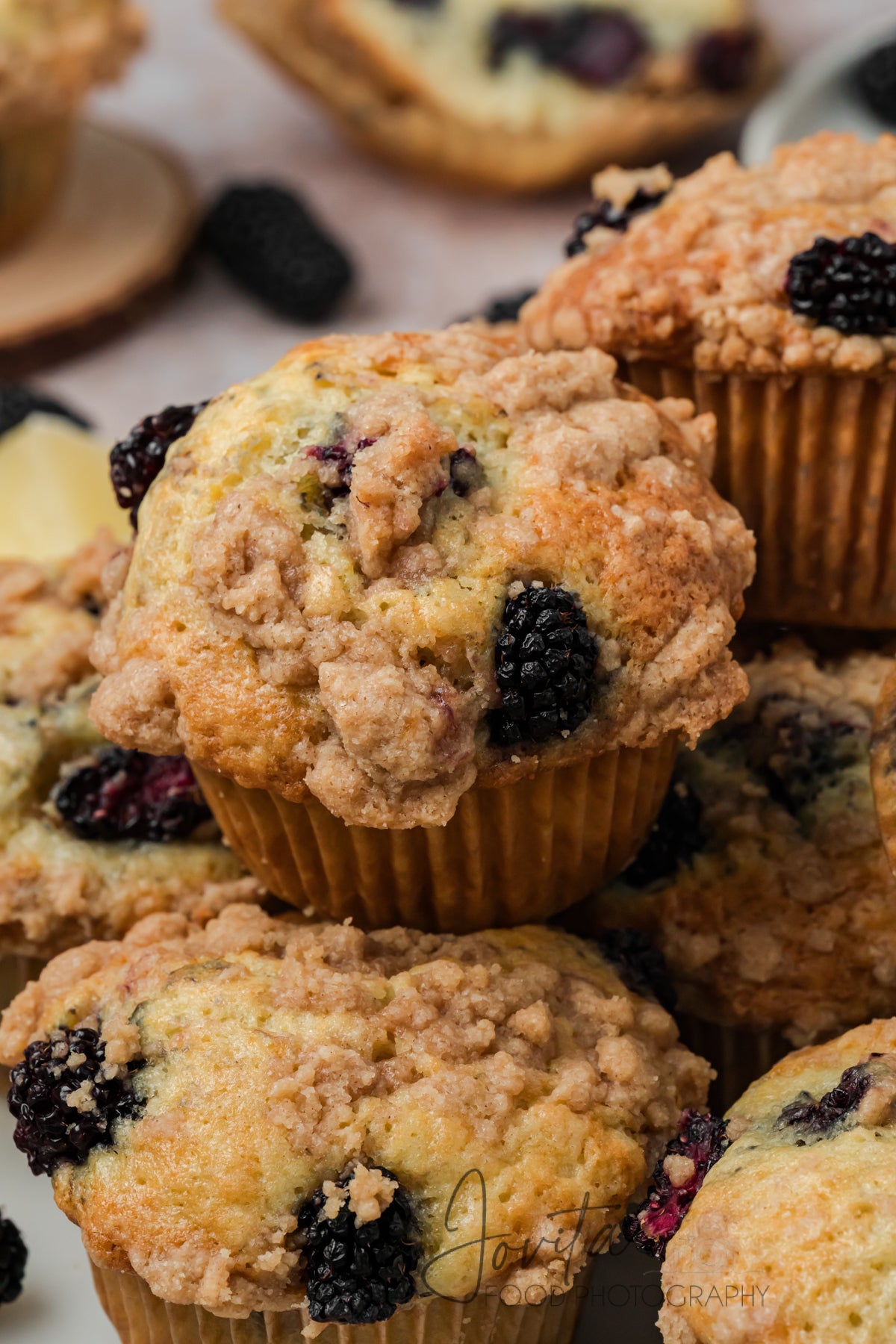 Blackberry Streusel Muffins
