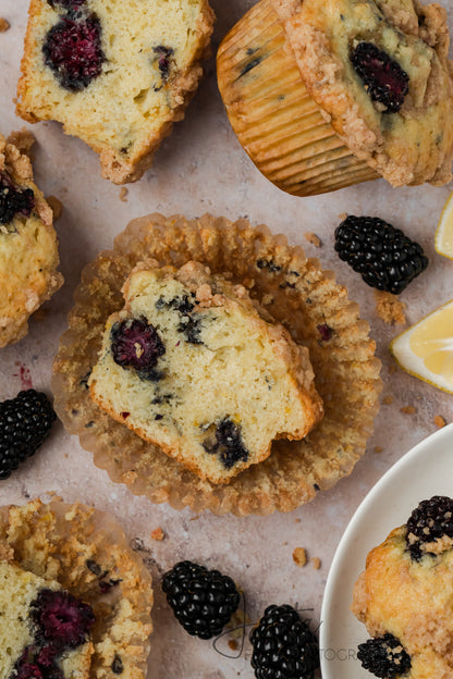 Blackberry Streusel Muffins