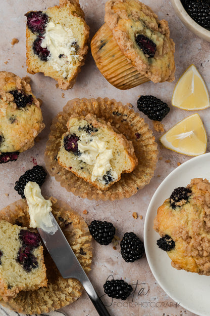 Blackberry Streusel Muffins