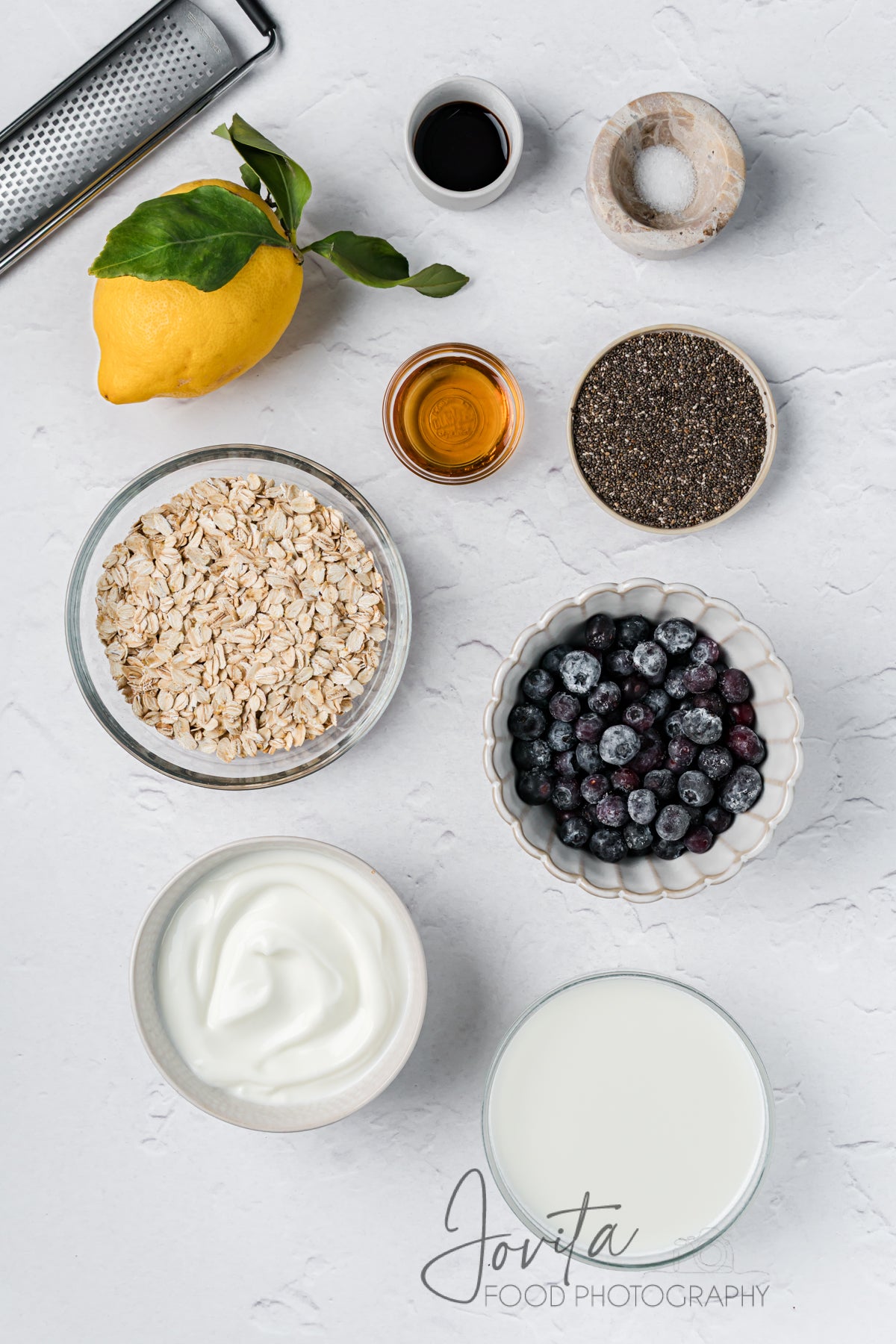 Blueberry Lemon Overnight Oats