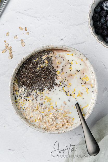 Blueberry Lemon Overnight Oats
