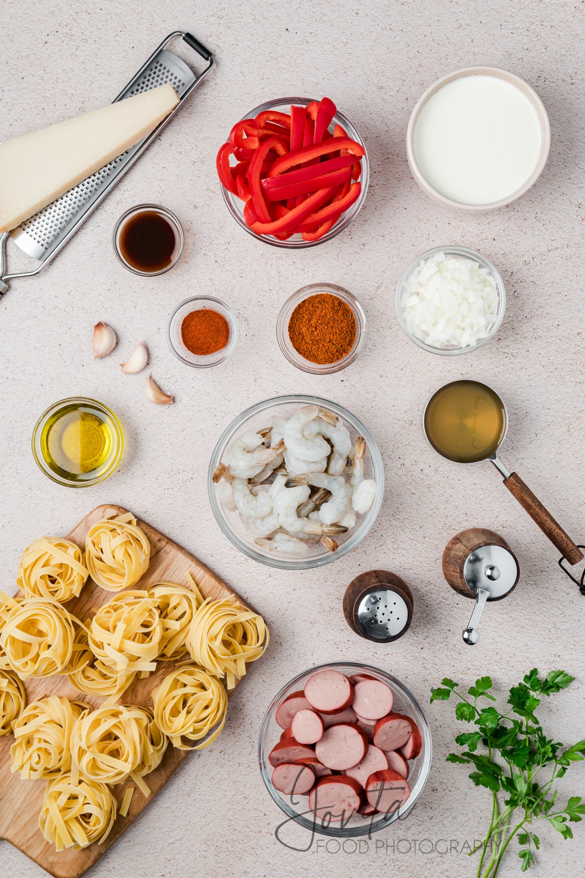 Cajun Shrimp and Sausage Pasta