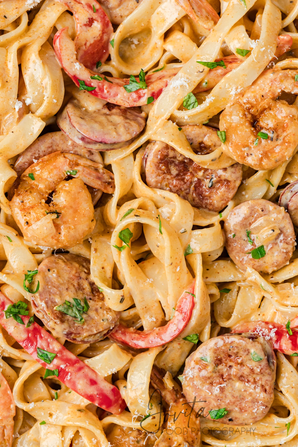 Cajun Shrimp and Sausage Pasta