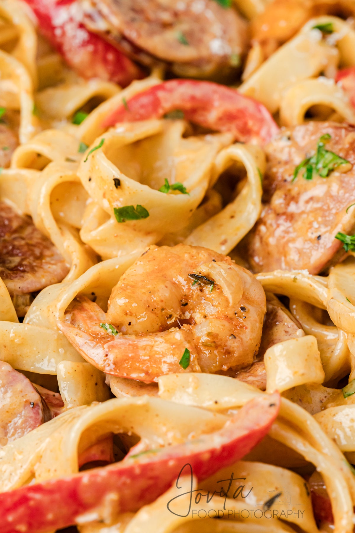Cajun Shrimp and Sausage Pasta