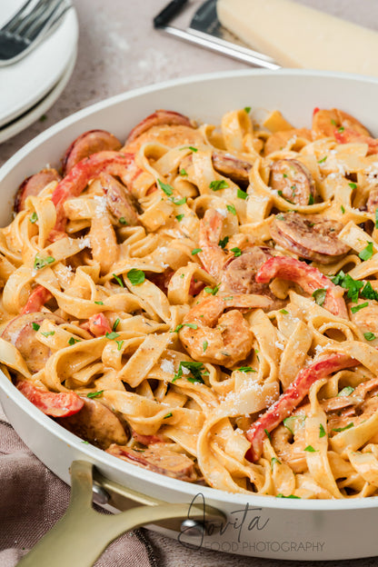 Cajun Shrimp and Sausage Pasta