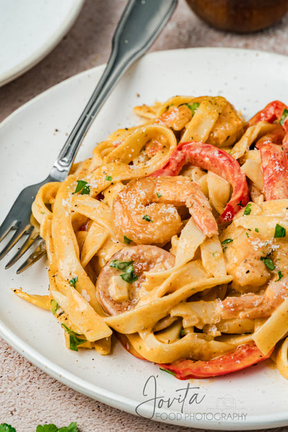 Cajun Shrimp and Sausage Pasta