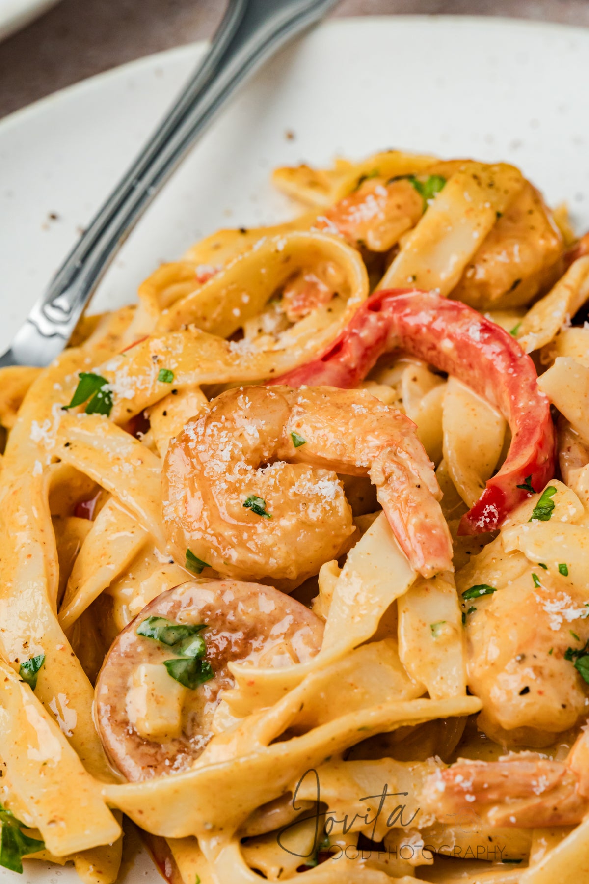 Cajun Shrimp and Sausage Pasta