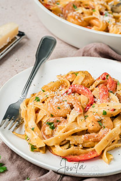 Cajun Shrimp and Sausage Pasta