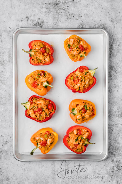 Cajun Shrimp Stuffed Bell Peppers