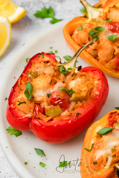 Cajun Shrimp Stuffed Bell Peppers