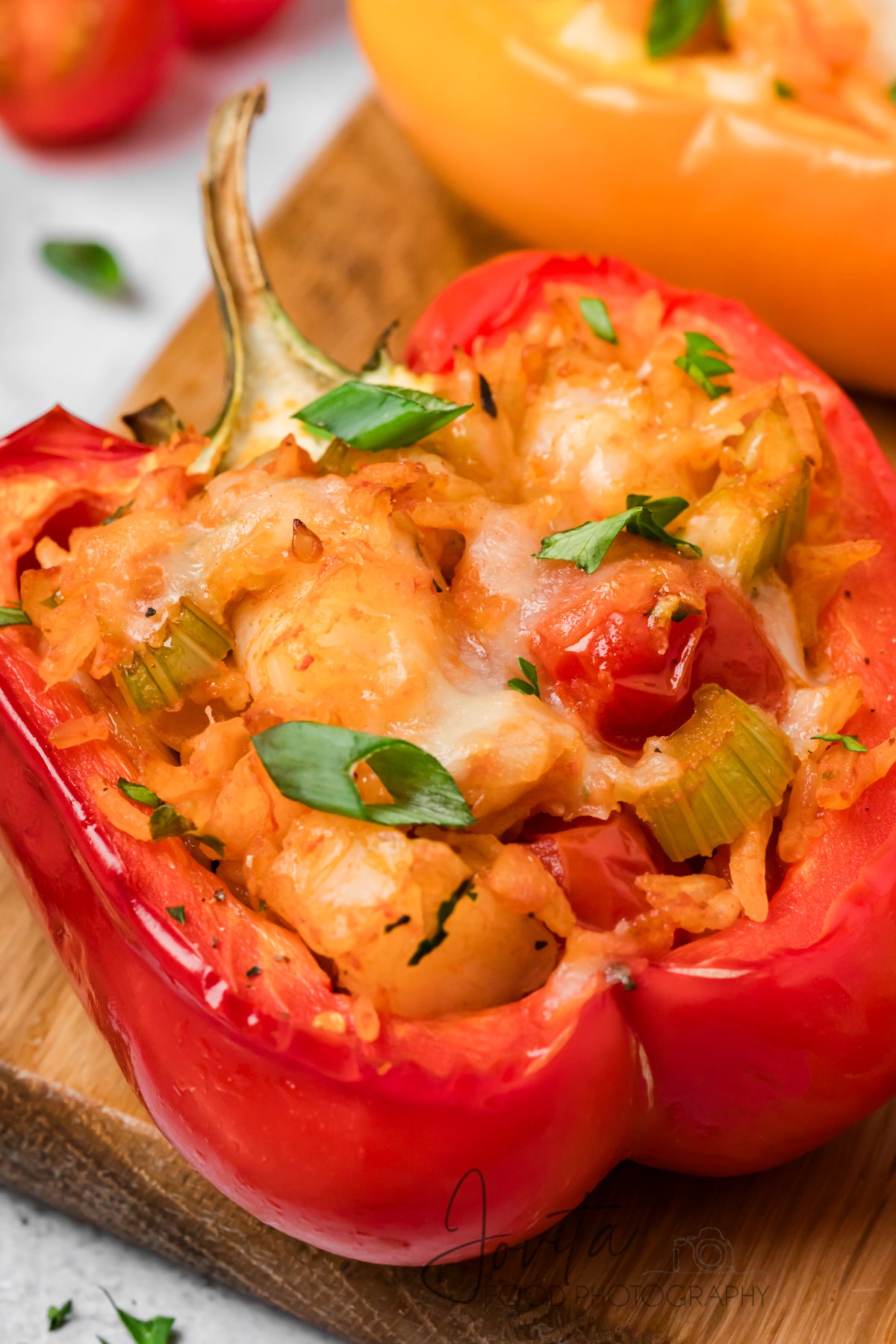 Cajun Shrimp Stuffed Bell Peppers
