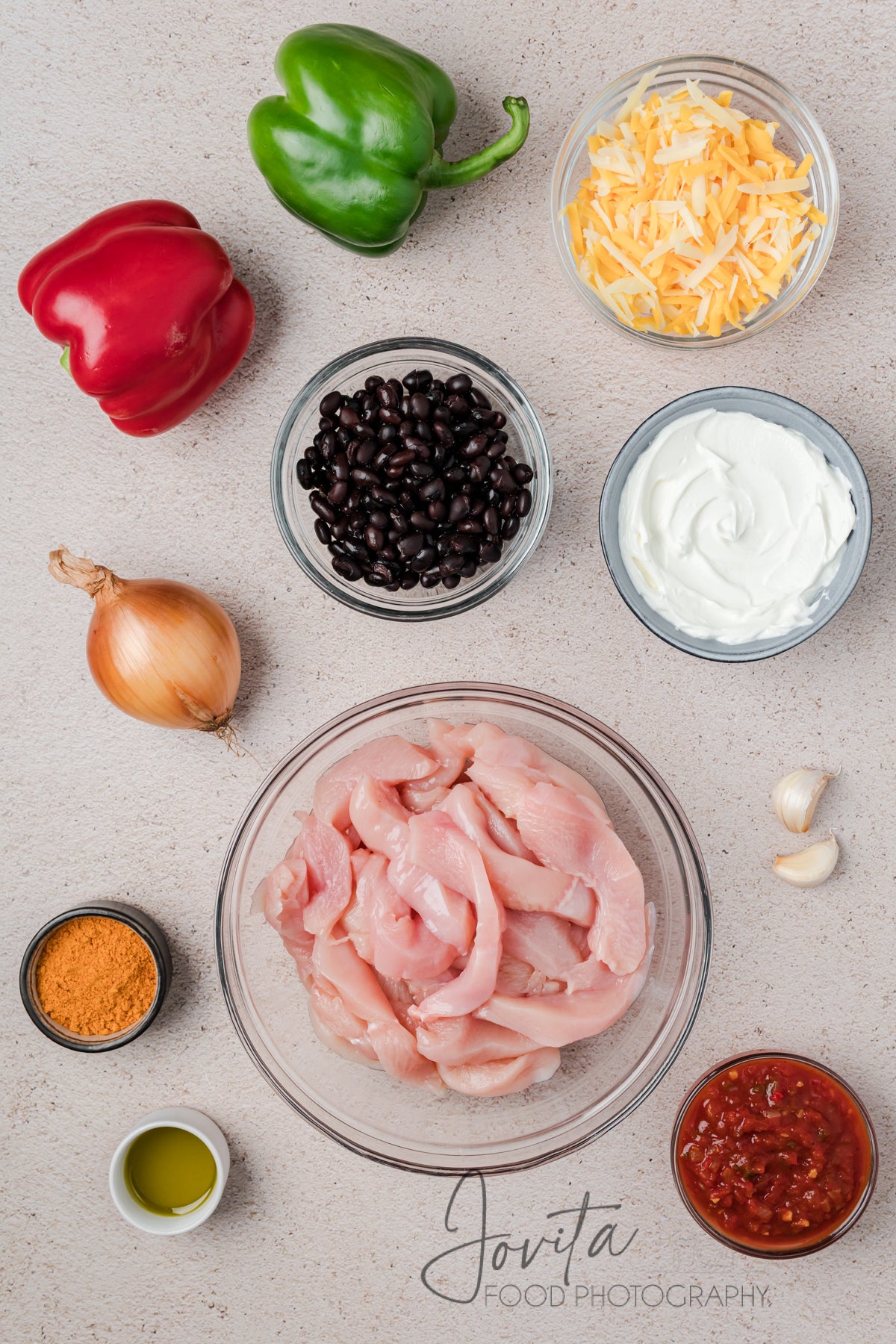 Chicken Fajita Casserole