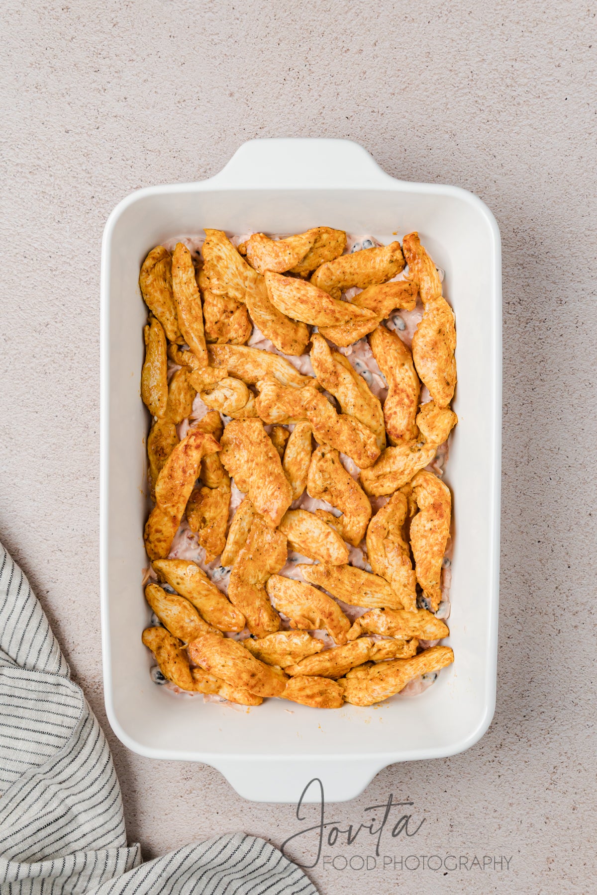 Chicken Fajita Casserole