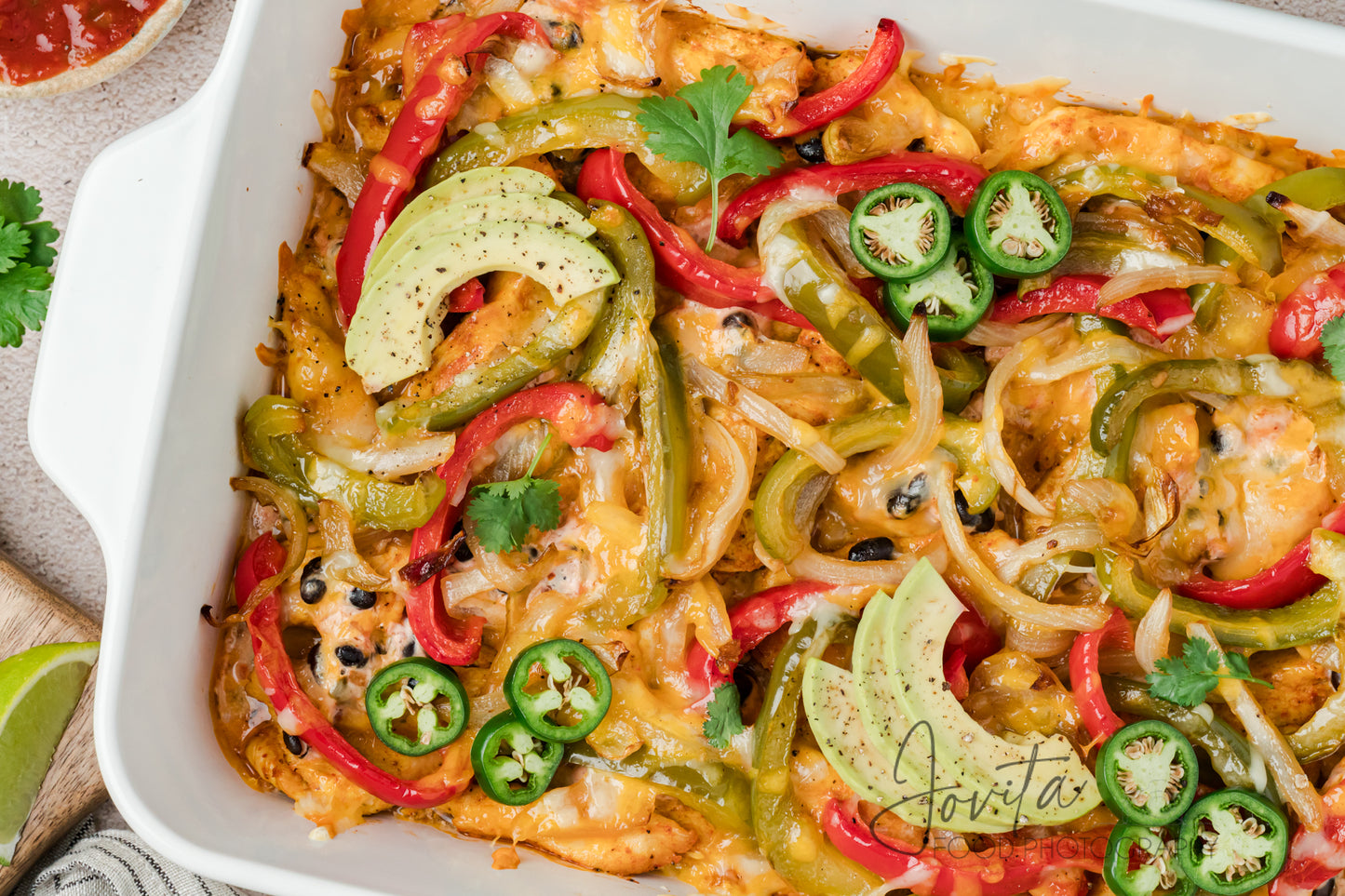 Chicken Fajita Casserole
